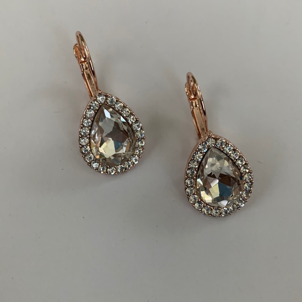 Diamond Teardrop Earrings